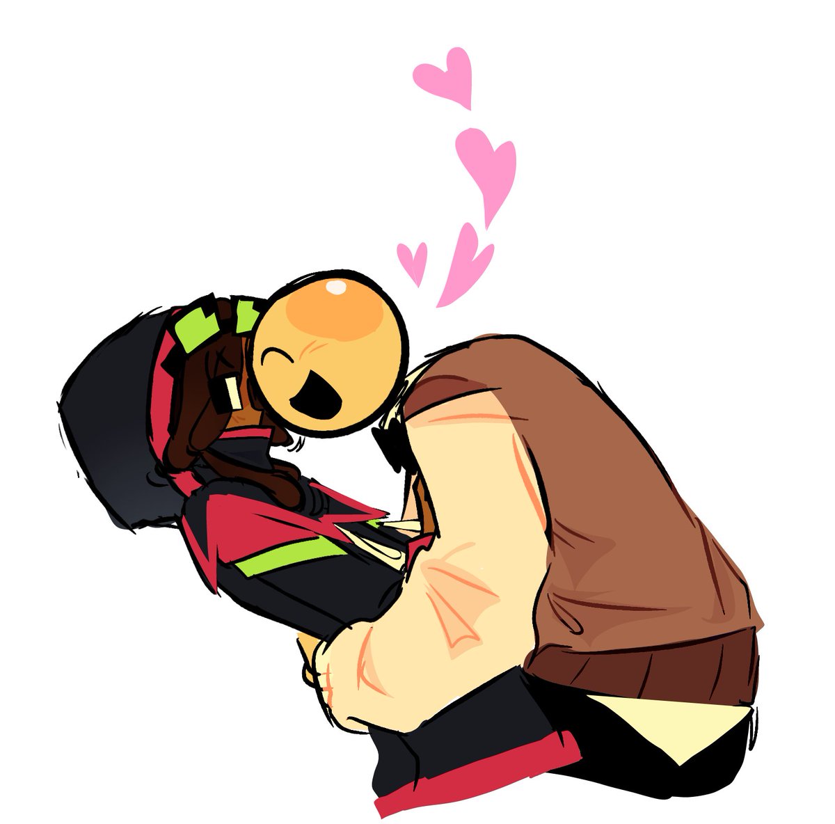 squiddomania's tweet photo. pretend theyre kissing https://t.co/qMwh6u8j2W