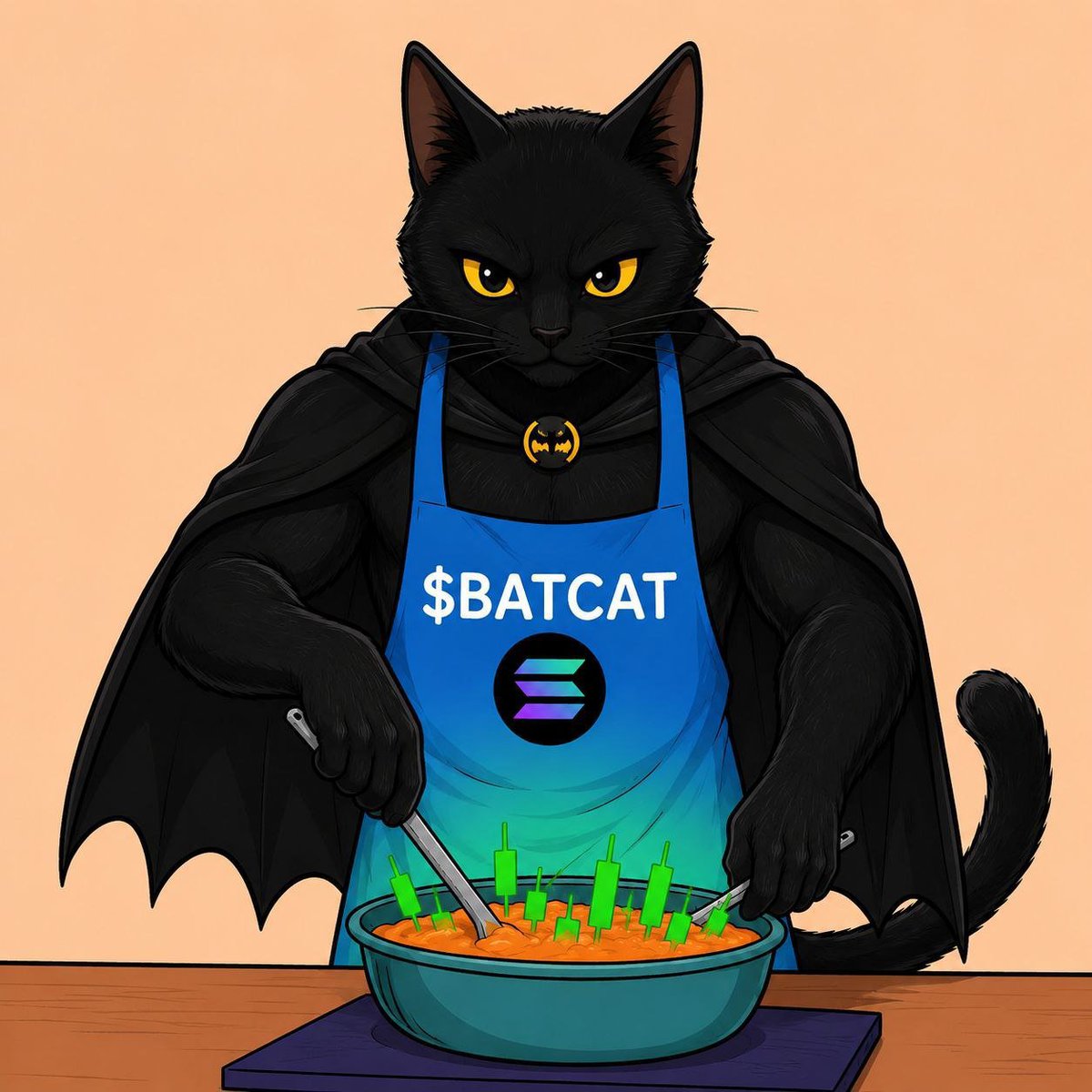Crypticard's tweet photo. @BatCatsoI @Cryptoze Cooking https://t.co/KwIouocZfJ