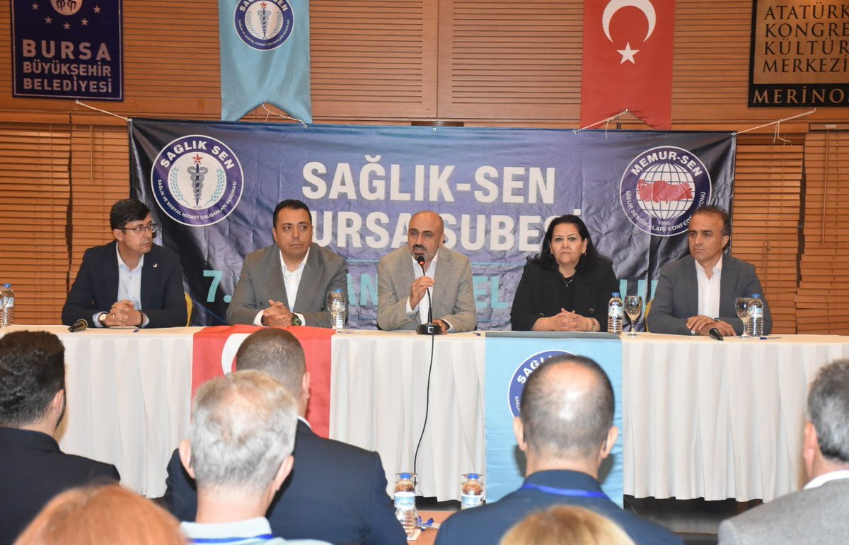 sagliksen's tweet photo. Sağlık-Sen Bursa Şubesi’nin 7. Olağan Genel Kurulu, Genel Başkan Yardımcısı Mustafa Irgatoğlu’nun katılımıyla yapıldı. 

Tek liste ile yapılan genel kurulda, Erkan Baştar Şube Başkanı seçildi.
⤵️
https://t.co/6OQCecx3mA https://t.co/pHiY7AxDDg
