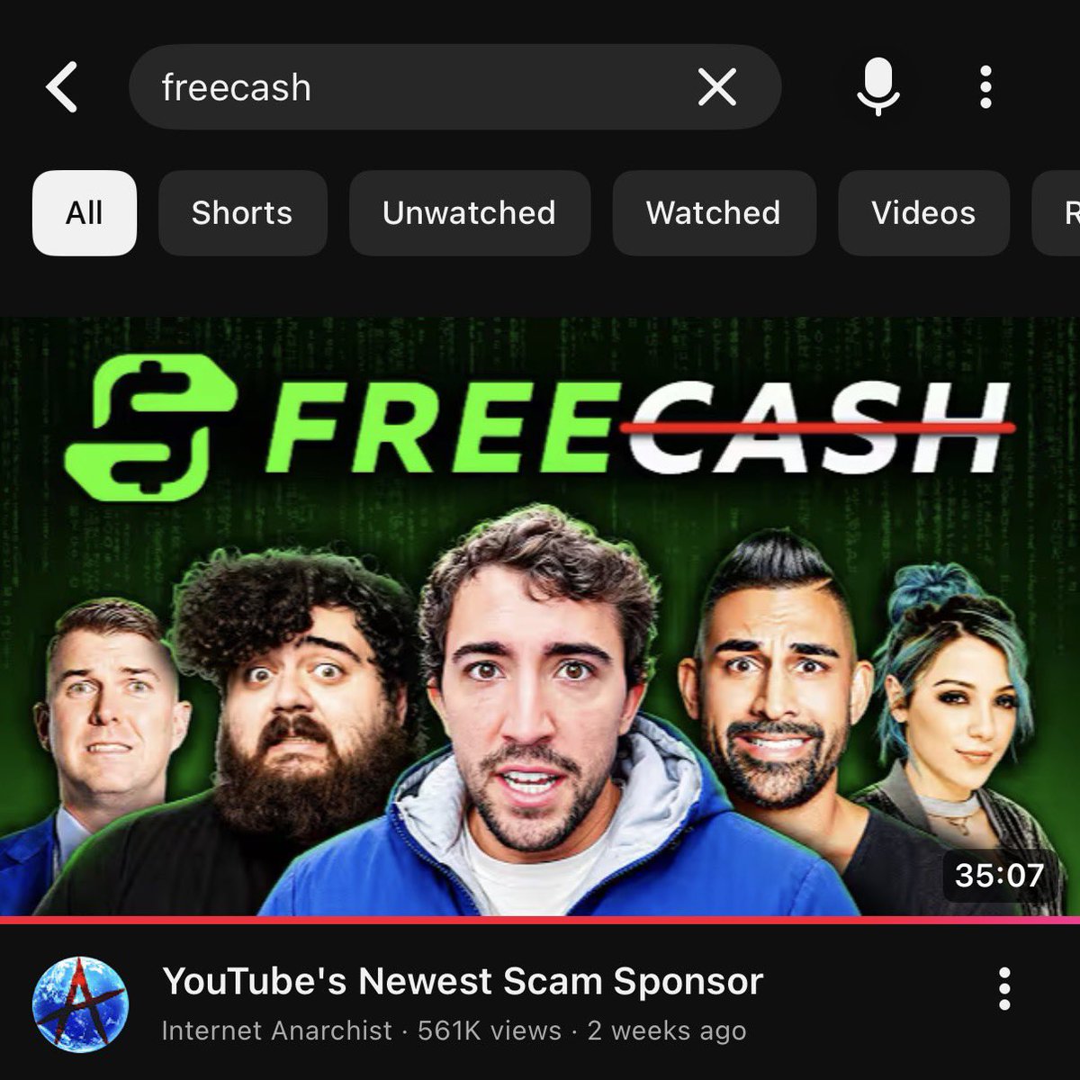 juuzuhh's tweet photo. JudeLow just uploaded a video where he includes a known scam sponsor that he even defends in the comments, and the best part is that if he took his own advice and looked it up, he'd know it's a straight up scam https://t.co/YwTZUsGHhh