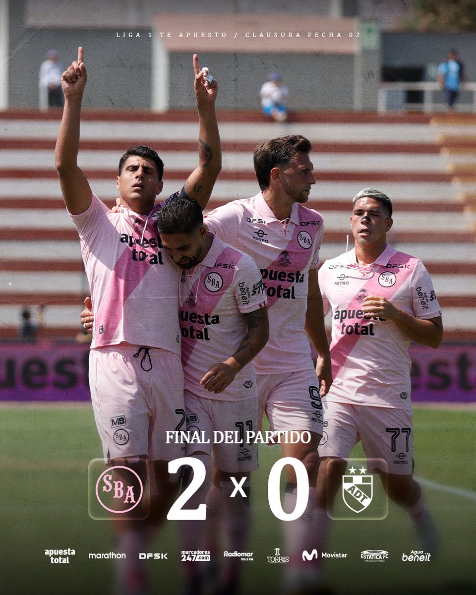 sportboys's tweet photo. 🔚 Final del partido.

Sport Boys Assn. 2️⃣ - 0️⃣ ADT

#VamosBoysTodaLaVida
#MásCallaoQueLima https://t.co/0zdivHM2ny