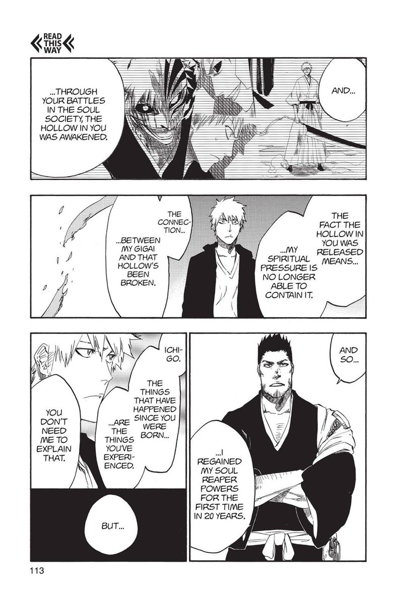 Ohirume02's tweet photo. @soft0soft @leonid_smallbag @ZBrag102 @SenninEnergy @hardeyolu03 Isshin got his soul reaper powers for the first time in 20 yrs 
20-3 = 17
Simple Ichigo was 17 yrs when he did his mom 9th anniversary, that means Ichigo was 8 yrs when his mom died

Y'all be exposing yourself as larper, common basic math you can't even grab the concept https://t.co/WdbYCIs1ET