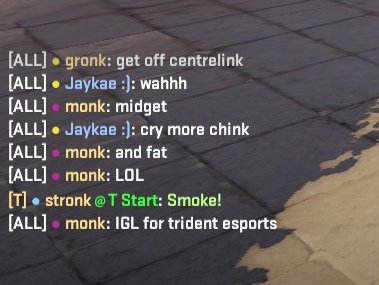 joshdrinksmelk's tweet photo. @jaykae321 @TridentEsports @Trident_TY interesting behaviour from your captain and IGL btw. very xenophobic and racist comments, not the only one btw :D, great representative of Trident. https://t.co/42tVnkH6HS