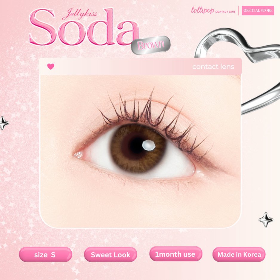 Ploypatcha10's tweet photo. ￼ลดราคาหนักมาก !!! Lollipop Jellykiss Contact Lens Soda Brown คอนแทคเลนส์สีน้ำตาลละมุน ตาดูหวานธรรมชาติไม่โป๊ะ ใส่สบายไม่แห้งไม่เคืองตา 
📍 https://t.co/8RoAuZ5ice

#คอนแทคเลนส์ #คอนแทคเลนส์รายเดือน #contactlens #ตาสวย https://t.co/3WKMdTs3iN