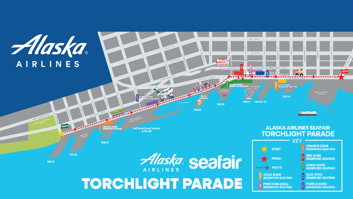 seattledot's tweet photo. The Torchlight Parade is this evening, 7:30-10:30 PM along the Waterfront. Use the free Waterfront Shuttle, take the bus, ride Link light rail, the bus, the Streetcar, the Water Taxi, or bike - and skip traffic. Here's how to get there: https://t.co/7hIg466HpD https://t.co/psxHw3CCHL