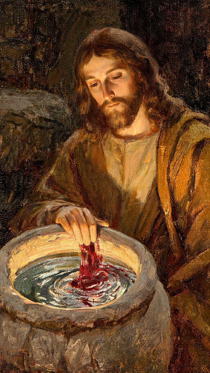 Adam_FaithfulM's tweet photo. The Wedding at Cana

In John chapter 2, Jesus performs His first recorded miracle, and it is not what anyone would expect from the Son of God announcing Himself to the world. Not a healing. Not a raising of the dead. Not a confrontation with demons or a display of power before crowds. It happens quietly, at a wedding, in a small village called Cana in Galilee, and almost no one at the feast even knew it had occurred.

To understand why this miracle matters, you have to understand the wedding itself. In first-century Jewish culture, a wedding was not a single afternoon. It was a feast that could last seven days, the responsibility of the groom's family, and running out of provisions, especially wine, was not a minor inconvenience. It was a public disgrace that could follow a family for years. Hospitality was a matter of honor in that world, and to fail your guests was to shame yourself before your entire community.

That is exactly what happens. The wine runs out. Mary, the mother of Jesus, brings the problem to Him directly. His response is striking: "Woman, what does this have to do with me? My hour has not yet come." It sounds almost like a refusal, but Mary does not treat it as one. She turns to the servants and says simply, "Do whatever He tells you." It is the last recorded sentence of Mary in the Gospels, and it functions as an instruction to every reader since: whatever He says, do it.

Now consider what Jesus asks for. Six stone water jars stood nearby, and John tells us exactly what they were for: the Jewish rites of purification. These were not ordinary household jars. Stone was specifically used for ceremonial washing because, under Jewish law, stone vessels could not become ritually unclean the way clay ones could. These jars held the water people used to wash before meals, in keeping with the purity laws. This detail is not incidental. Jesus takes the water set aside for ritual cleansing, the old system, and turns it into wine, the substance of celebration and covenant. The vessels of the old law of external washing become the source of something new.

The scale is worth pausing on. John records that each jar held twenty to thirty gallons. Six jars, filled to the brim at Jesus' instruction. That is somewhere between 120 and 180 gallons of wine, an almost absurd abundance for a village wedding, far beyond what any gathering could reasonably drink. The miracle is not modest. It is lavish, overflowing, more than enough, which is itself a signal of what kind of King had just arrived among them.

Then comes the detail that seals it as unmistakably real to everyone present. The master of the banquet, who had no idea what had happened, tastes the wine and calls the bridegroom aside, confused. Custom, he says, was to serve the good wine first and bring out the inferior wine after the guests had drunk freely and their palates were dulled. But here, the best wine had been saved for last. He has no explanation. He does not know the servants filled those jars with plain water moments earlier. He only knows the wine in his cup is the finest he has tasted all night.

John closes the account with a single line carrying enormous theological weight: "This, the first of his signs, Jesus did at Cana in Galilee, and manifested his glory. And his disciples believed in him." Not merely a miracle. A sign, John's word for an act that points beyond itself to who Jesus truly is. His glory, hidden in ordinary flesh, breaks through for a moment at an obscure village wedding, and the men who would go on to build the church see it and believe.

There is also a striking geography to this event. Cana's exact location has been debated by scholars for centuries, with two main candidate sites in Galilee, and excavations at both have uncovered first-century Jewish villages with stone vessels of the very kind John describes, used precisely for the purification customs the Gospel names. The physical world it describes, small Galilean villages keeping the purity laws with stone jars, matches what archaeology has found on the ground.

The theology beneath the story runs deep. Throughout Scripture, wine is tied to joy, to covenant, to the feast of the Kingdom of God. The prophets pictured the coming Messianic age as a banquet with wine flowing in abundance. By choosing a wedding as the place to first reveal His glory, and wine as the substance of that revelation, Jesus was making a claim that would have struck any first-century Jew listening to this account: the long-promised feast, the joy of God's coming Kingdom, had arrived, and He was the bridegroom bringing it. It is no accident that the Bible opens with a wedding in a garden and closes with the wedding feast of the Lamb in Revelation. Cana stands at the center of that story, the moment ordinary water becomes the wine of a new covenant.

To the world, this looks like a party trick, an interesting story about water and wine, nothing more. But look at what is actually happening beneath the surface. The old system of external washing, the stone jars of the law, becomes the wine of new joy at Jesus' word. Abundance beyond what anyone could ask. The best saved for last. This is who He is. Not a rationed, reluctant God, but One who fills empty jars to the brim and turns the ordinary into more than anyone hoped for.

Whatever is empty in your life, whatever has run dry, bring it to Him. Do whatever He tells you. He is still in the business of turning water into wine.

Jesus is the true Bridegroom, and His joy has no end. Thank You, Jesus.
