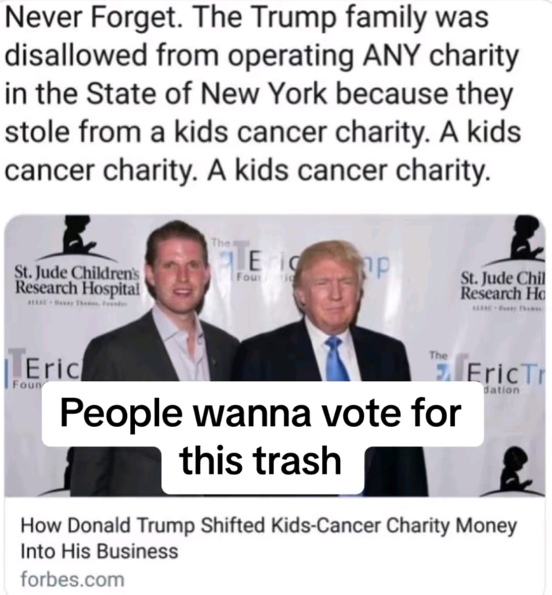 TheGr8Illusion's tweet photo. Convicted Felon Donald tRump, who is most likely a pedophile & definitely is a certified & guilty Rapist, is not only a Loser & a Failure, but he is also a Liar, sleazy con man, & Fraudster!

Rahul Gandhi Ji Greater Manchester Australians #sendbarron USA Today Elon Bob Myers Donald tRump Democrats Republicans President Senate House Congress GOP ICE SCOTUS Supreme Court USA United States of America AOC Ossoff Pinky Herman Term Limits Mitch McConnell Melania BJP IT Cell #studentsprotest #NEETPaperLeak Gujarat Thune General Election Yanbu Ben Shapiro Michigan Bangladesh Israel Iran War Tucker Carlson Clyburn West Bank Shiloh Hendrix Tates Brothers LeBron Good Saturday Sunday Monday Today white house correspondents 2028 Kaitlan Collins Caturday Sneako John Rich The Economist Minnesota Melania Fuentes Happy Lisa Great #JantarMantarprotests Treason Traitors Hague WHCA Elections Alberta Reacher SNAP Riberio The IRS measles Katara Acosta Nirmala Sitharaman