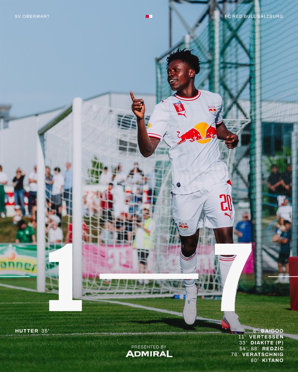 RedBullSalzburg's tweet photo. Das hat doch Spaß gemacht! Eine Runde weiter ☑️

#SVORBS #uniqaöfbcup https://t.co/yE29WTku1j