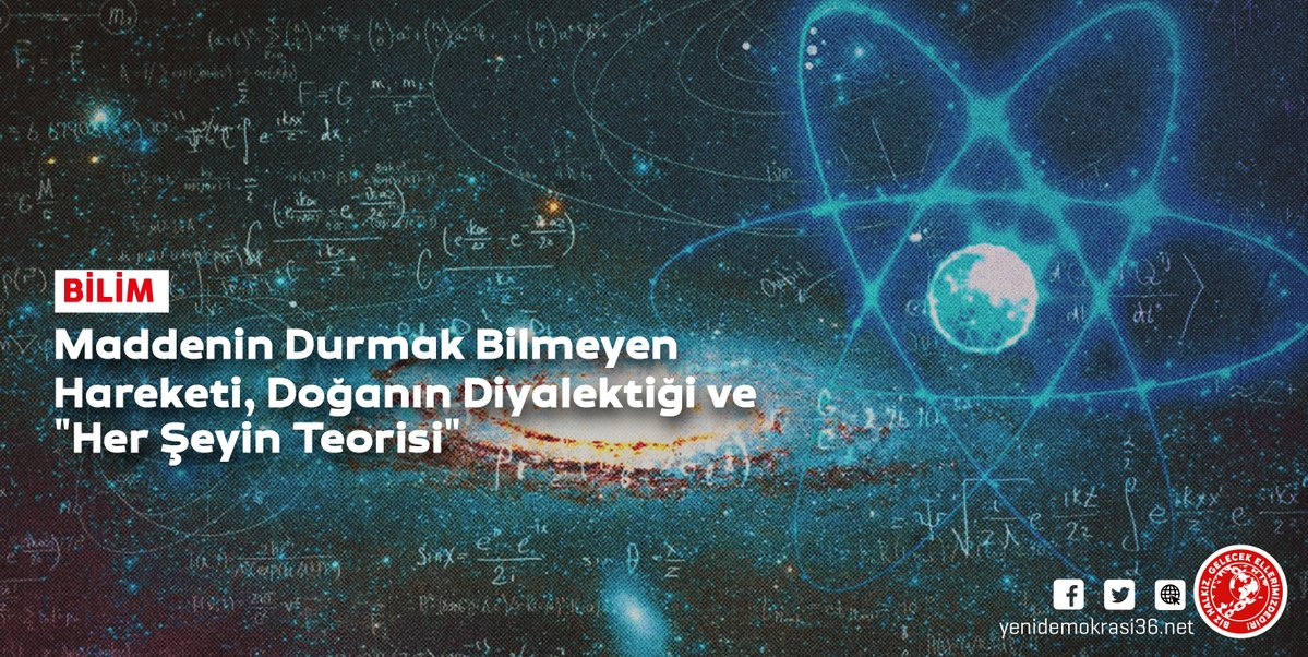 yeni_demokrasi5's tweet photo. BİLİM | Maddenin Durmak Bilmeyen Hareketi, Doğanın Diyalektiği ve “Her Şeyin Teorisi”

https://t.co/qSt1c6WA2R https://t.co/CWjcINKJkO