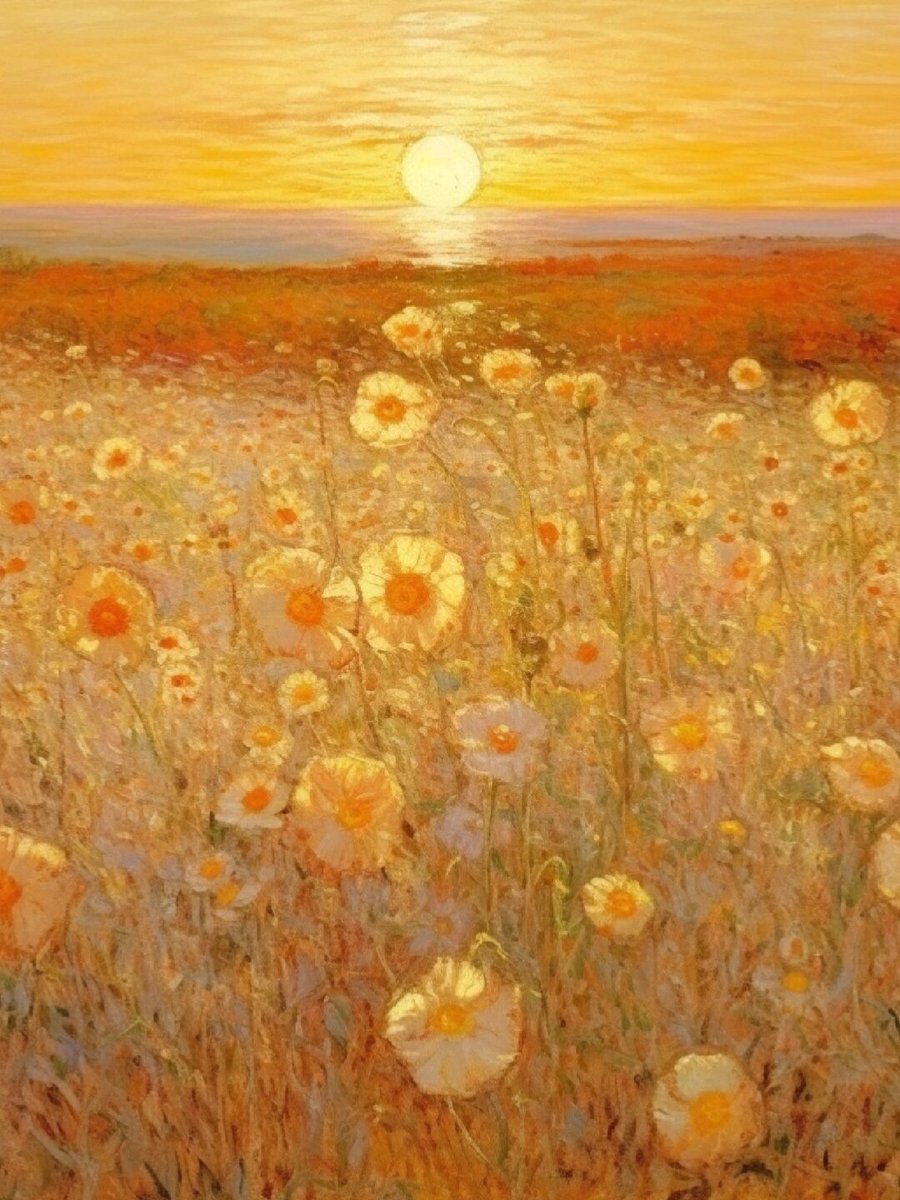 DeannaFichdw's tweet photo. Chased golden hour light and splattered acrylics to turn a rainy afternoon into a tiny masterpiece. Pure, unplanned joy for the soul https://t.co/TcrWzTODnk