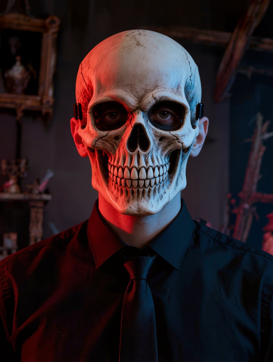 wadulisidoya's tweet photo. Behind The Bone
He carved a mask from his father's skull to hide his living face. Now bound to the bone, he stalks formal galas, quietly selecting who will wear his next creation.
#nightmarefuel #creepypasta #digitalhorror #horrorcommunity #macabre https://t.co/f7ZlhVXXnu