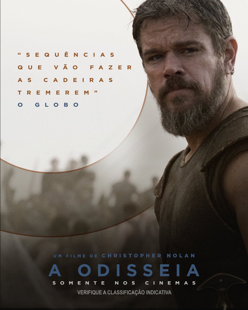 UniversalPicsBr's tweet photo. Se você já assistiu, sabe exatamente do que essa crítica está falando. ⚔️

#AOdisseiaFilme, de Christopher Nolan, somente nos cinemas. Garanta seu ingresso pelo link na bio! https://t.co/sz2TIR5hCz