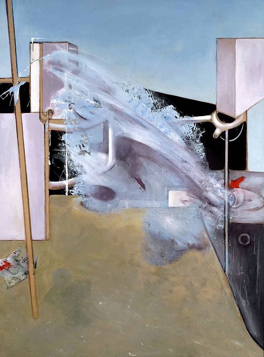 artstitle's tweet photo. フランシス・ベーコン
（Francis Bacon、1909-1992）
『水の噴出』
（Jet of Water） https://t.co/JUd78miXZO