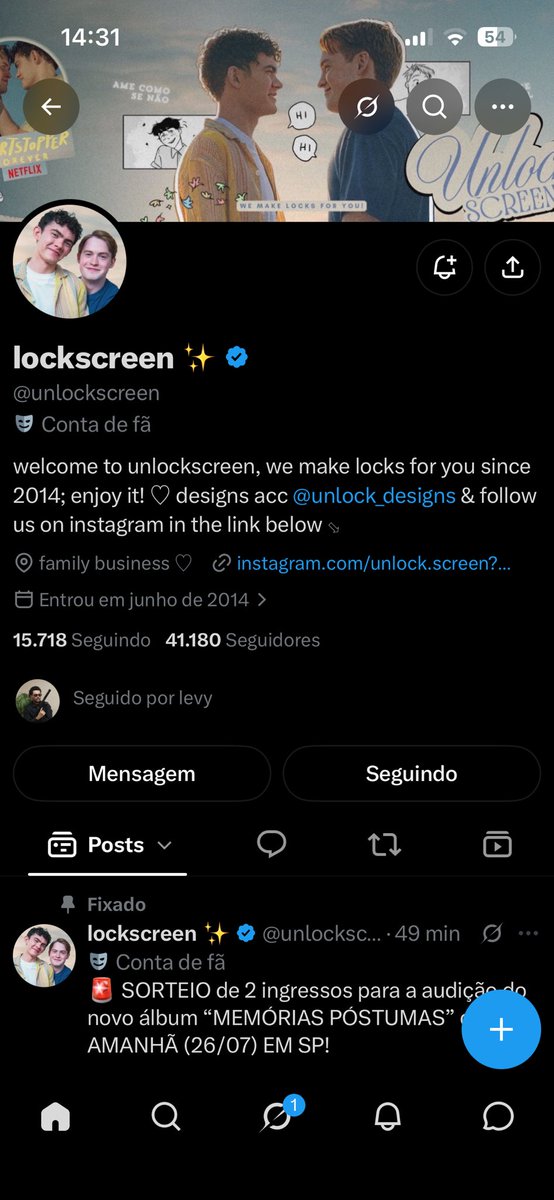 luquebasep's tweet photo. @unlockscreen @jaoromania @jaoqg oi, eu gostaria dos ingressos para mim e meu amigo.
nunca fui em uma audição e até cheguei a tentar ontem, mas estava no hospital visitando minha vó que está em um momento muito delicado e meu amigo estava no trabalho.
gostaria muito dessa oportunidade! @sverinhaas @alvszh__ https://t.co/UjlxPwwqtH