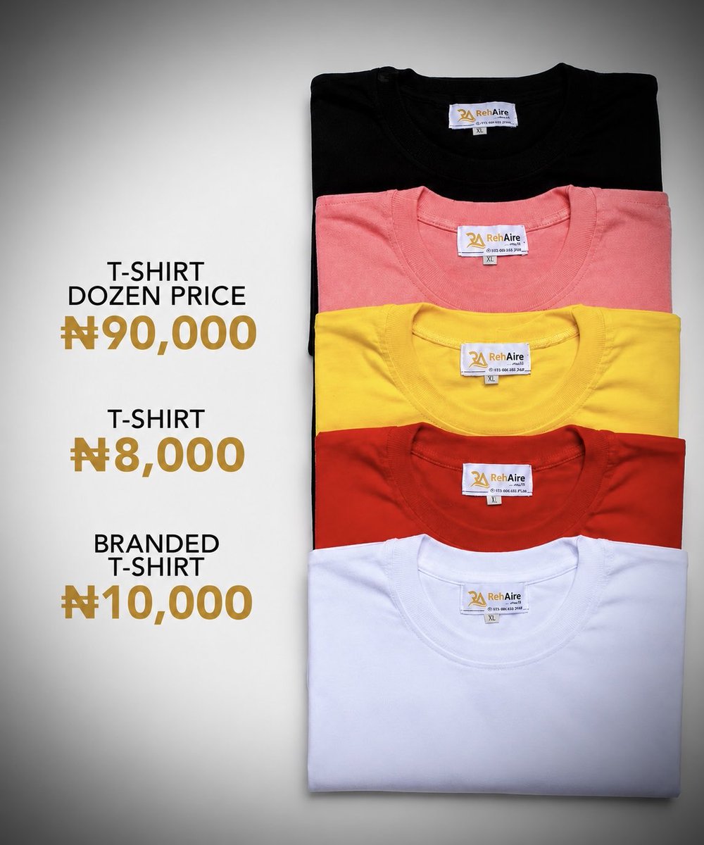 ReHAirehome's tweet photo. 💰 Price:
 Branded Tee: ₦10,000
 Joggers: ₦15,000
 Full Set: ₦25,000
Comment "ABILITY" to select your color combo and order now.
📦 Bulk orders from 50 pcs.
🚚 Fast nationwide delivery from Abakaliki.
📲 WhatsApp: +2347010561756
#StreetwearNigeria #CoOrdSetNaija #BrandedTees https://t.co/2bj7KpSw4u