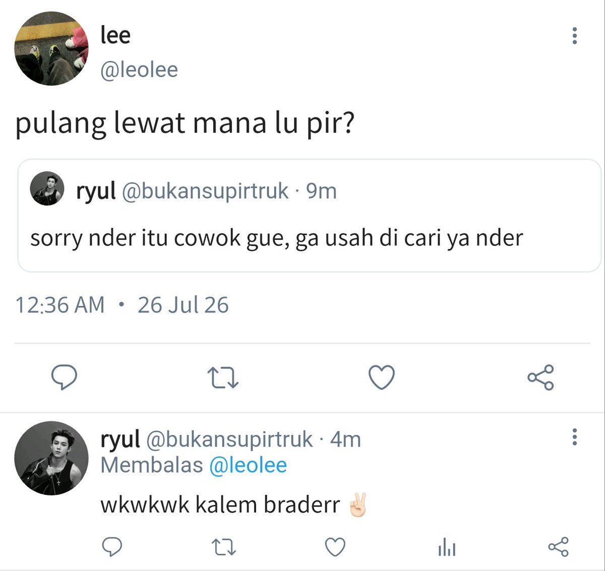 luneforyou_'s tweet photo. — leowon one tweet au 

" sender starfess salah sasaran " https://t.co/VVcHwSd6Xl