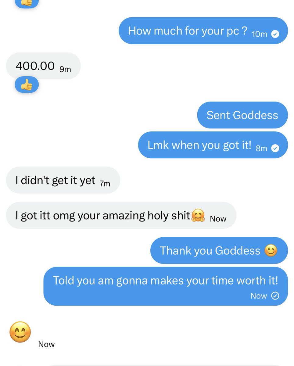 ricky_mauser's tweet photo. 400 PC tribute sent ✅

The second she confirmed she got it my brain melted.

Told you I’d make your time worth it Goddess 😩 Now I’m the one who feels lucky, Addicted af. https://t.co/GyN2AYKo36