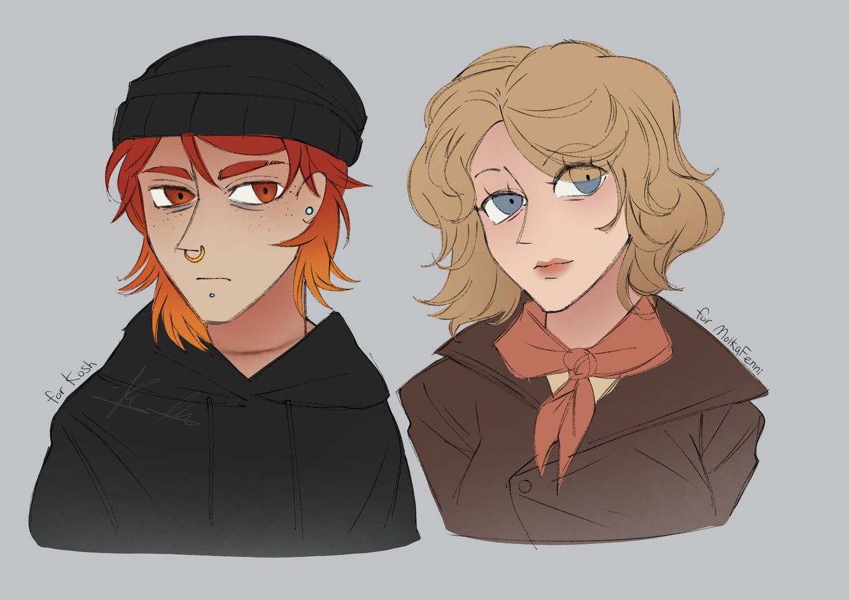 ribnaya45's tweet photo. Drawing other people's ocs part 1

For @KoSh_2099 and @MolkaFennicocon 🤫🤠 https://t.co/5V1JQxIHeJ