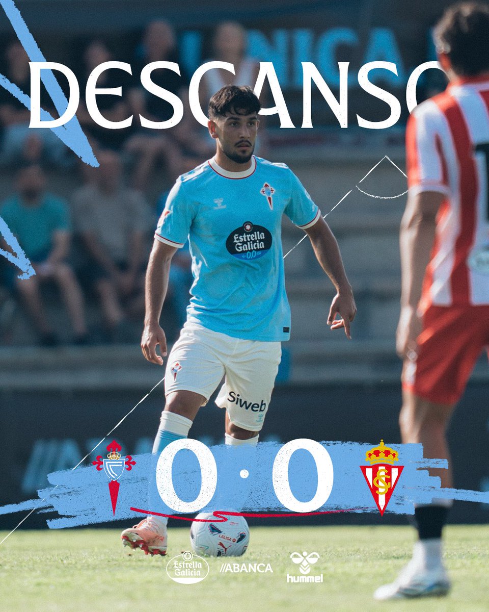 RCCelta's tweet photo. 𝗗𝗘𝗦𝗖𝗔𝗡𝗦𝗢 ⏸️ Chegamos ao intermedio na Lomba.
#CeltaRealSporting ⋄ #Pretempada2627
EN DIRECTO 📺 https://t.co/SiBSoDYspy https://t.co/MH88LcUXf1
