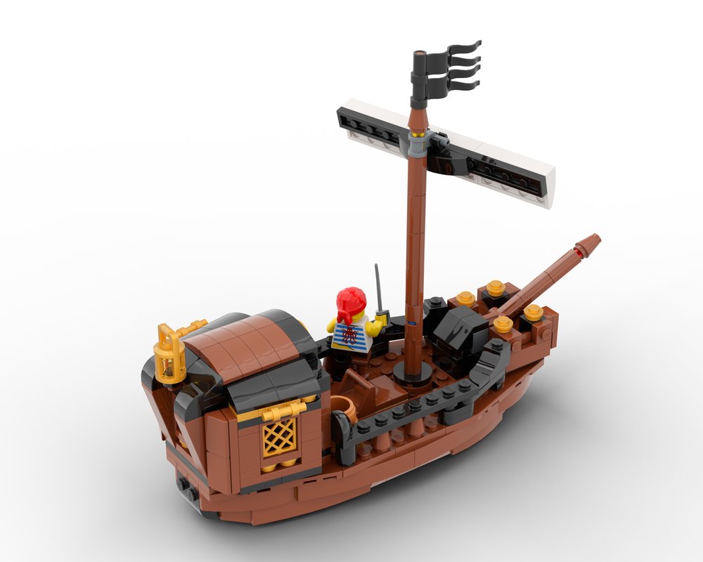 Rebrickable's tweet photo. Turn your Iconic Pirate Ship into the Sea Lion by WizBrx #MOC-270839 #lego #rebrickable #legomoc #alternatebuild https://t.co/bQzQfTJrOU