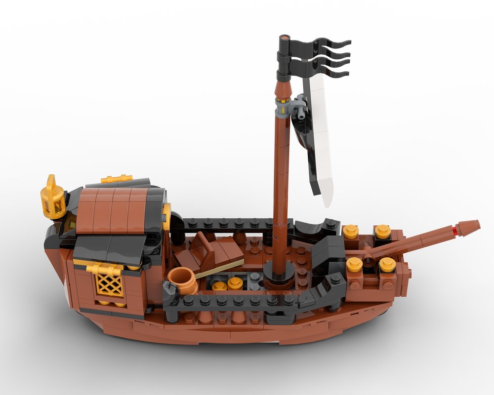 Rebrickable's tweet photo. Turn your Iconic Pirate Ship into the Sea Lion by WizBrx #MOC-270839 #lego #rebrickable #legomoc #alternatebuild https://t.co/bQzQfTJrOU