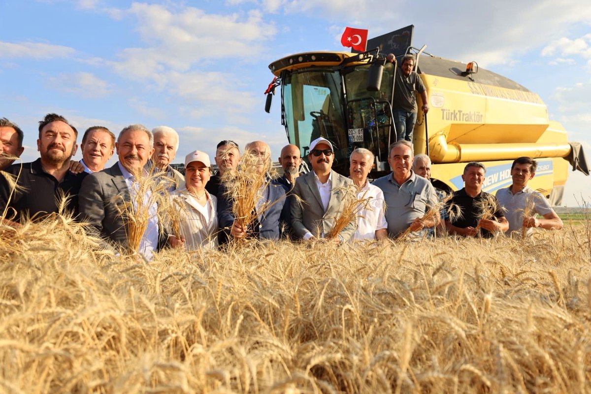 avcahitozkan's tweet photo. Sertifikalı hububat tohumlarının hasat ve tarla günü etkinliğinde üreticilerimizle bir araya geldik.

Tarımsal üretimde verimliliği artıracak, yerli ve millî tohum çeşitlerimizin sahadaki başarısını ortaya koyacak bu anlamlı organizasyonda yürütülen çalışmaları yerinde inceleyerek üreticilerimiz ve sektör temsilcilerimizle istişarelerde bulunduk.

Güçlü tarım; güçlü üretici, bereketli topraklar ve doğru planlamayla mümkündür. Çiftçimizin emeğini koruyan, üretimi destekleyen her adımın yanında olmaya, tarımda katma değeri artıracak projeleri desteklemeye devam edeceğiz.

Bu güzel organizasyonun gerçekleştirilmesinde emeği geçen tüm kurumlarımıza, üreticilerimize ve katkı sunan herkese teşekkür ediyor; hasat sezonunun çiftçilerimiz için bereketli ve hayırlı olmasını diliyorum.

#SertifikalıTohum #Hasat #TarlaGünü