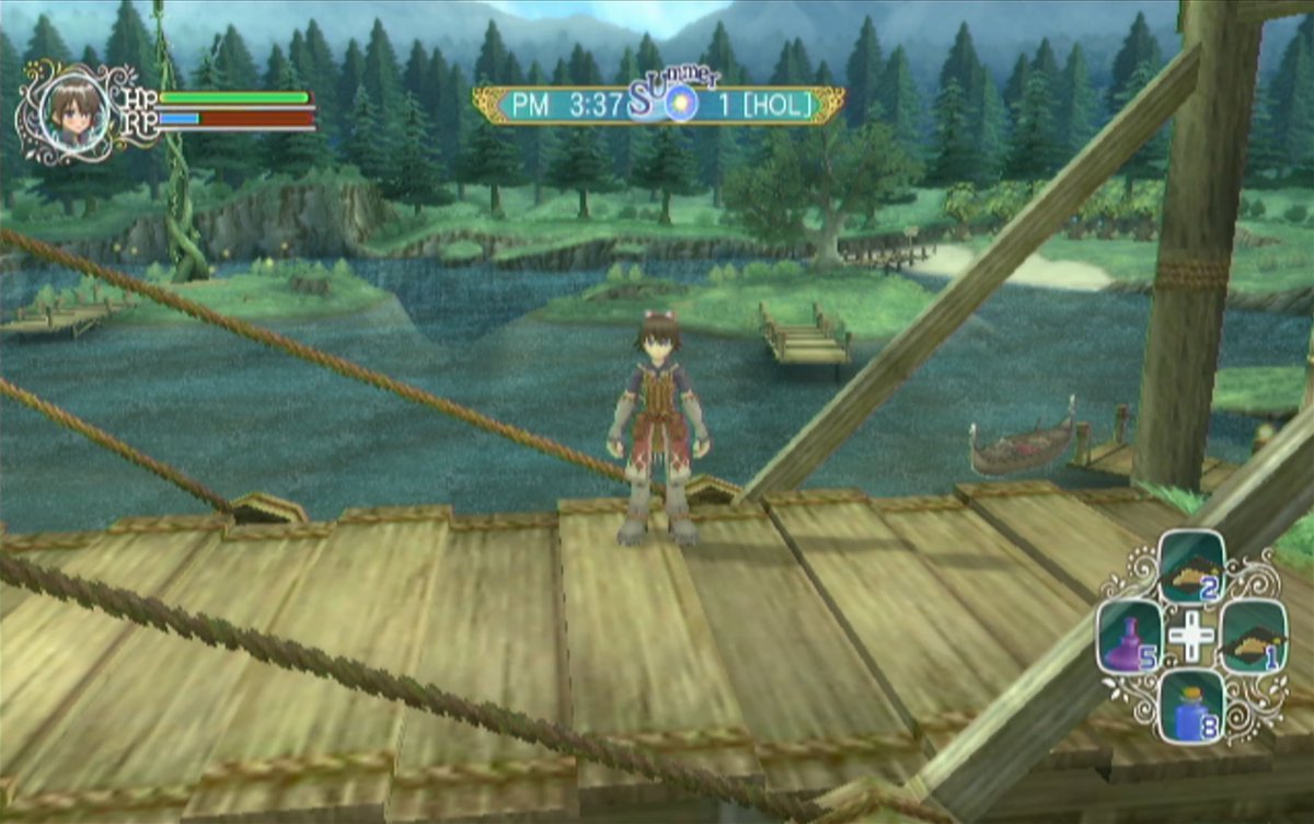 Playwith_Josh's tweet photo. To this day, I think Rune Factory Frontier still has the best environment design of any farming game.
No empty or flat areas, every building is unique, so many details everywhere you look. You can tell every single asset was placed with a purpose. I just want to live and stay there forever.