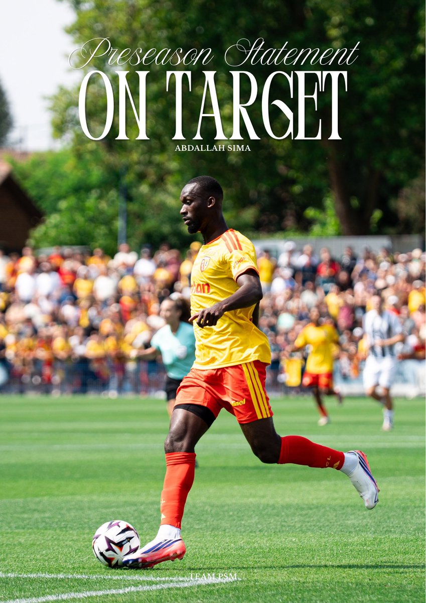 PremiumSportsPS's tweet photo. 𝗢𝗻 𝘁𝗵𝗲 𝘀𝗰𝗼𝗿𝗲𝘀𝗵𝗲𝗲𝘁! 🎯 

@Sima_Abdalah gets his first pre-season goal. Step by step, the work continues as we build towards a season full of challenges and opportunities. Stay focused. 💪

#TeamPSM https://t.co/HQJVIcmeLh