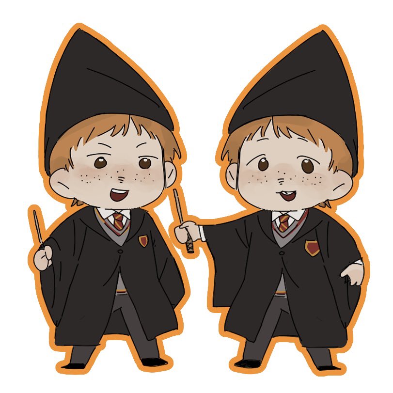 cue_tnar's tweet photo. #フレジョ #FredGeorge https://t.co/0pxgxCwapn