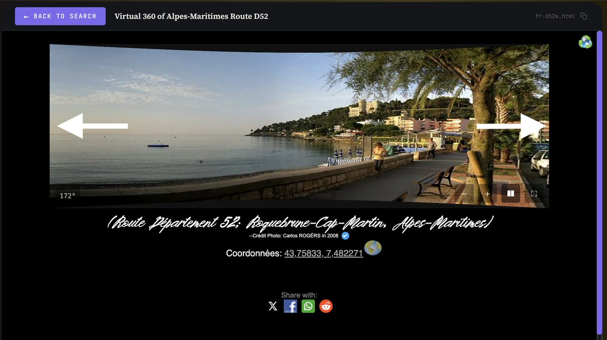 wwtl_official's tweet photo. Apple killed QTVR in 2009. Our 360° panoramas from California, France, and Colombia were mothballed for 17 years. 🧟‍♂️ Today, we brought them back from the dead with a new HTML5 viewer.  Explore Virtual 360 🌐:
 
https://t.co/1dIyp6hOMB 

#viatology #panoramas #Virtual360 https://t.co/qYK3Ks82mR