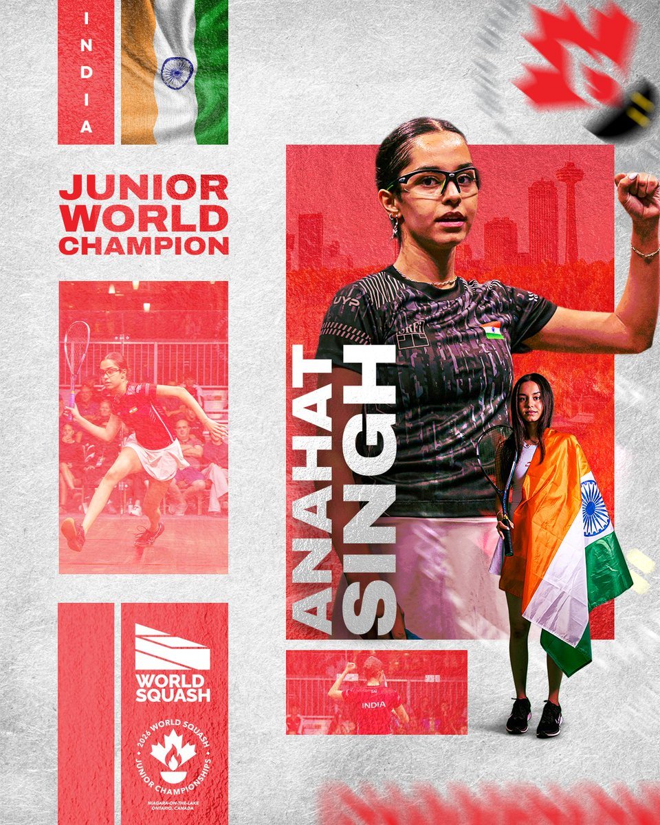 TheKhelIndia's tweet photo. FINALLY, ANAHAT IS WORLD JR CHAMPION 🏆🇮🇳 https://t.co/pAsksCOEqH
