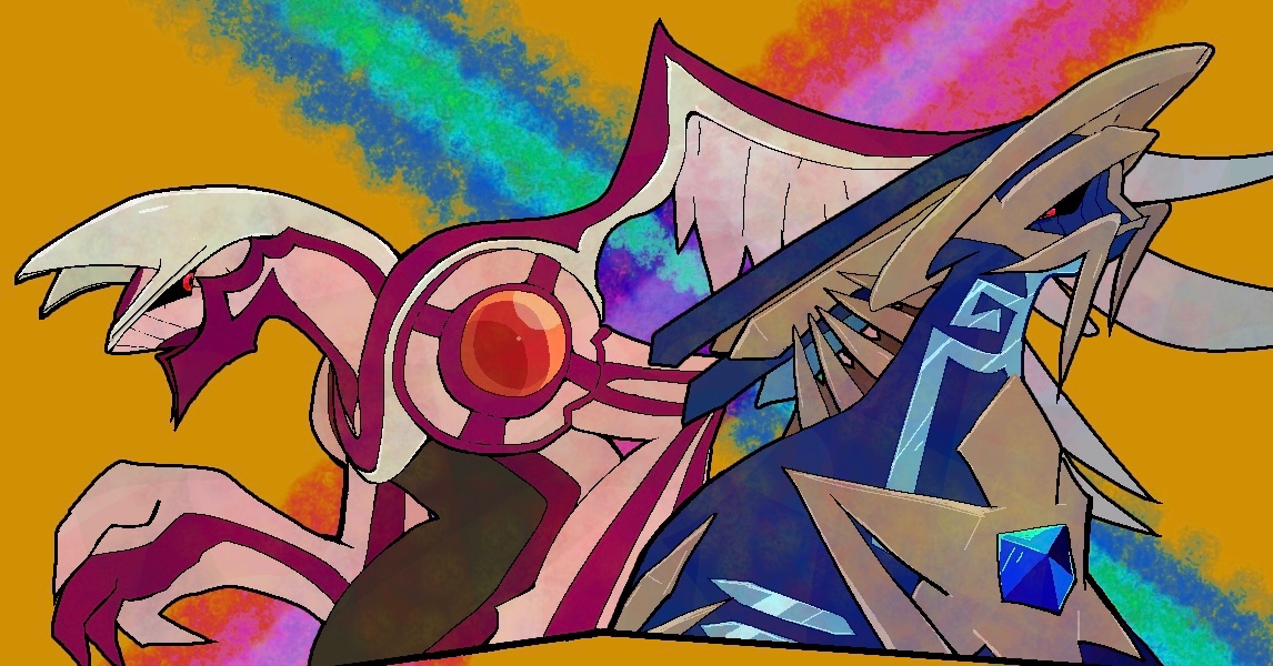 GreenChlamydia's tweet photo. my take on the beta idiots cause why not  :~°
#dialga #palkia #ディアルガ #パルキア https://t.co/yMmP0DuhhG