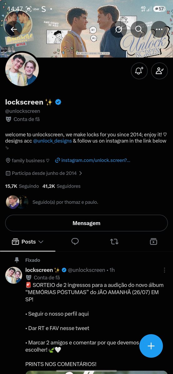 vittuitou's tweet photo. @unlockscreen @jaoromania @jaoqg minha namorada é muito fã do jao, desde o começo da carreira, mas nunca conseguiu ir em nenhum show, já chorou muitas vezes por ele, inclusive tem uma tatuagem de monstros!! eu daria tudo pra ela poder ir, mesmo que eu não vá, o importante sempre é ela. 🤍 @unlockscreen https://t.co/LC5bAgn2tI