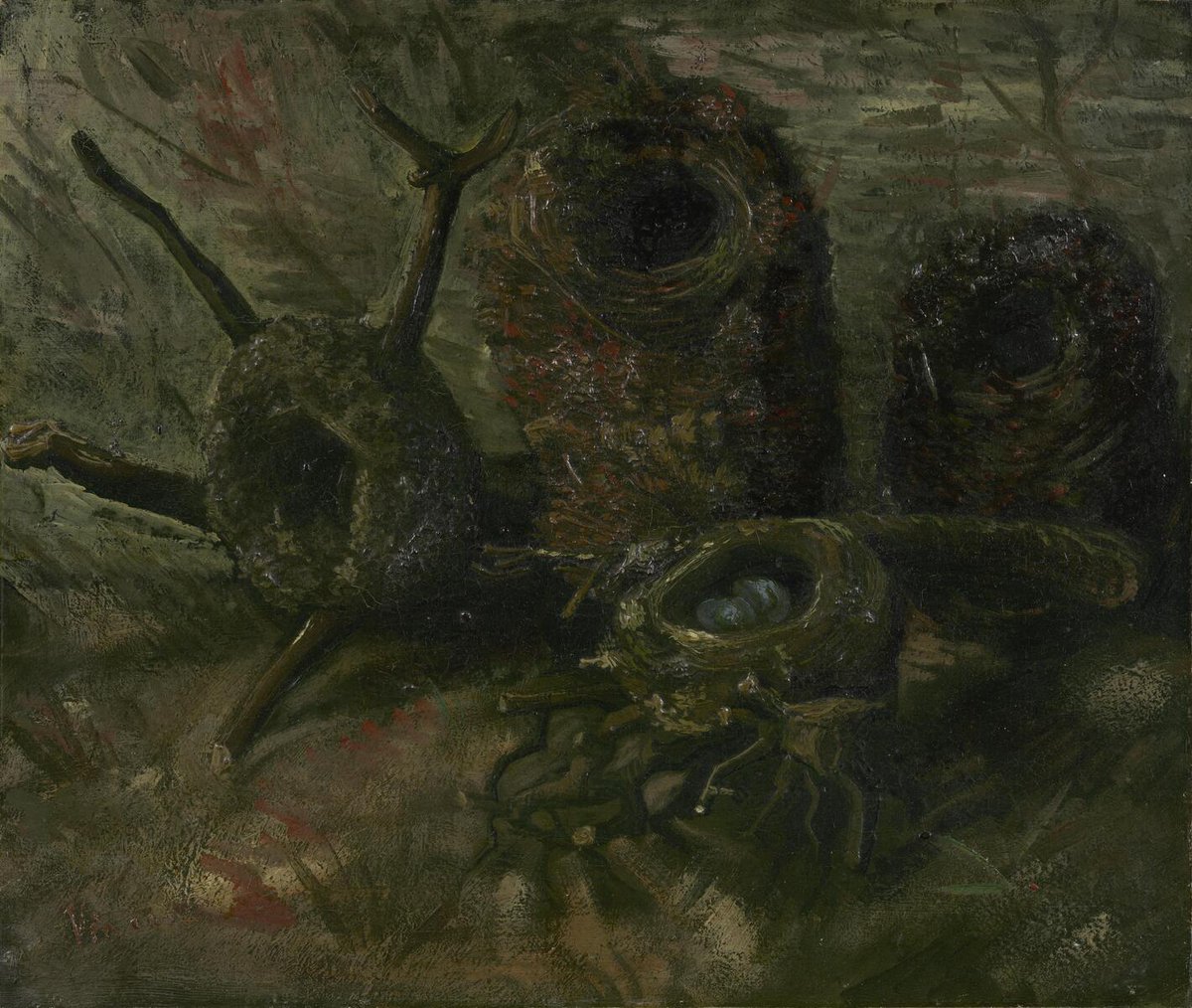 vangoghartist's tweet photo. Still Life with Birds' Nests - September/October 1885 #artbots #vangogh https://t.co/32WHQYAxY1