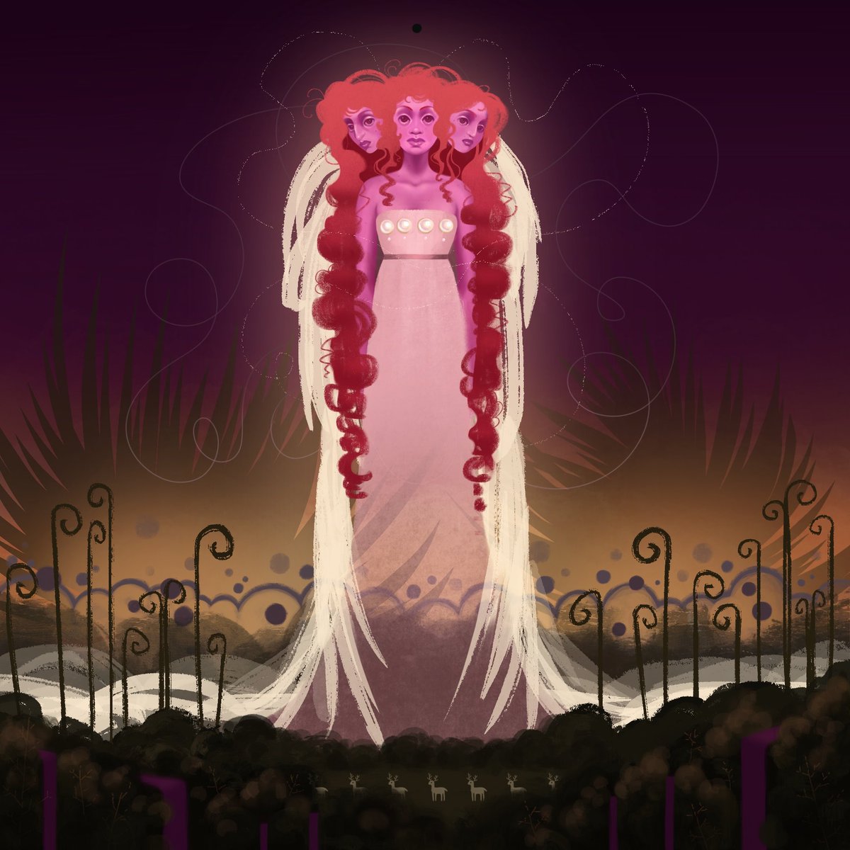 piyamariloo's tweet photo. was super inspired by zendaya in angel wings #procreateㅤㅤㅤㅤ ㅤㅤ https://t.co/i8tSAYetPJ