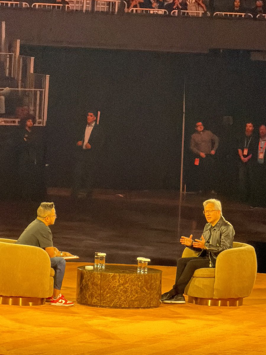 a7medkarrar's tweet photo. Biggest takeaways from @JensenHuang CEO @nvidia at the @ycombinator startup school!!

> You don’t have to change your personality or behavior when you become CEO.
> You are building an F1 racer that you are going to drive so you need to build it the way you want to drive it.
> Systems understanding, awareness, and design is crucial (most of the low level things are going to be automated)!! 
> Understand agent as AGENT is the new software!!
> AI automates task and dose not necessary eliminates jobs as the job of a person has a purpose hence why AI will create more jobs than taking jobs! 
> The ChatGPT movement of robots happened already! Robots walking around, reinforcement learning happened years ago and it helped us open our thinking!!
> DONT BE INTROVERTED “took me until 2026 to have my first post on X”

Message he would send to his 18-20 year old self:
> Everyday day the world is changing and this is the best time to start a company!
> Don’t imagine how hard it can be just get going on working at it!!
> Believe in your ability to LEARN.
> It is going to be hard just have the believe that you can overcome TODAY.

RESILIENCE IS THE MOST IMPORTANT THING.

Truly grateful for this opportunity thanks @ycombinator!!

If you enjoyed this be sure to like and follow as I will make sure to do write all takeaways from the speakers today.
