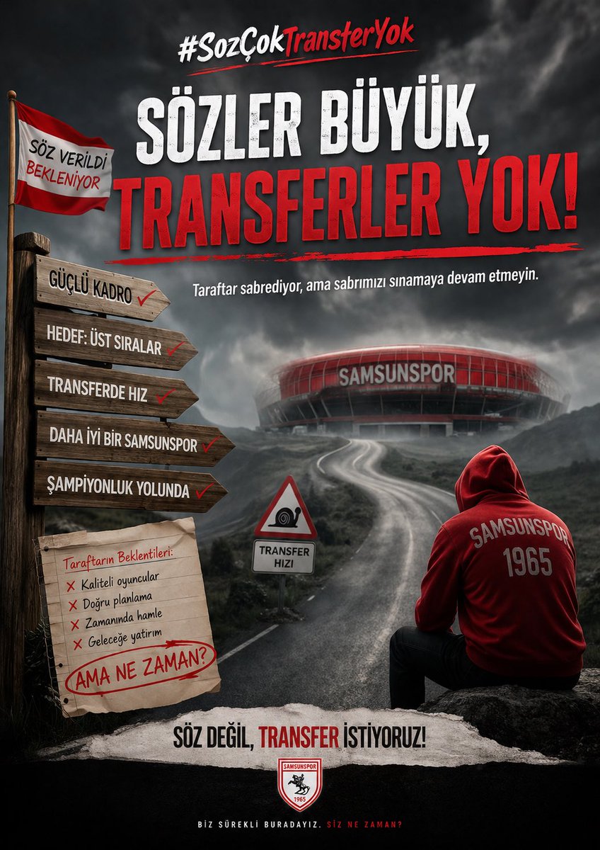samet14677721's tweet photo. #SozCokTransferYok 
#Samsunspor https://t.co/mKvVKxM2Uz