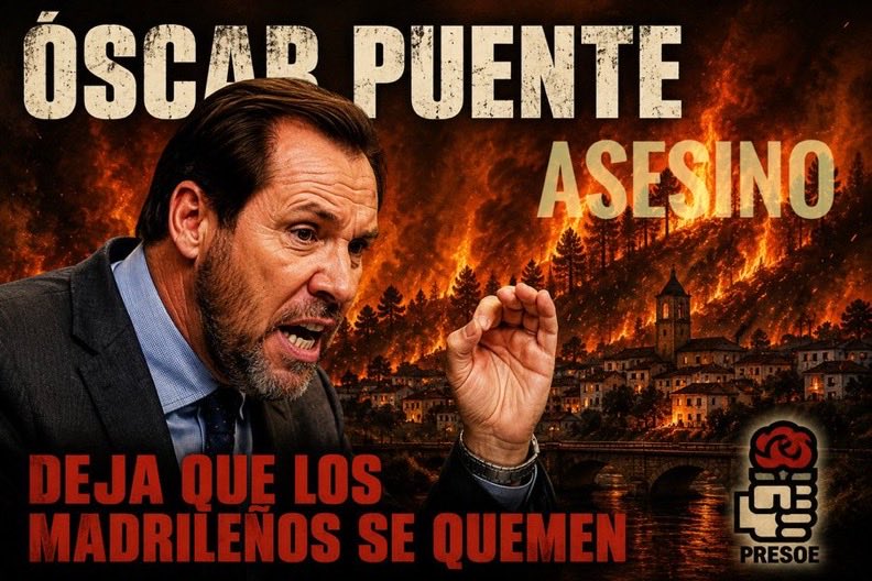 pbustos77's tweet photo. Como hicimos con la tragedia de Adamuz, hagámoslo ahora de nuevo.
Vamos a inundar la red...
Oscar Puente él simio 
@PSOE 
@oscarlopeztwit 
@sanchezcastejon 
#GobiernoCriminalCorruptoMentirosoYMafioso 
#GobiernoDeAsesinos https://t.co/Tcxxe06OcV