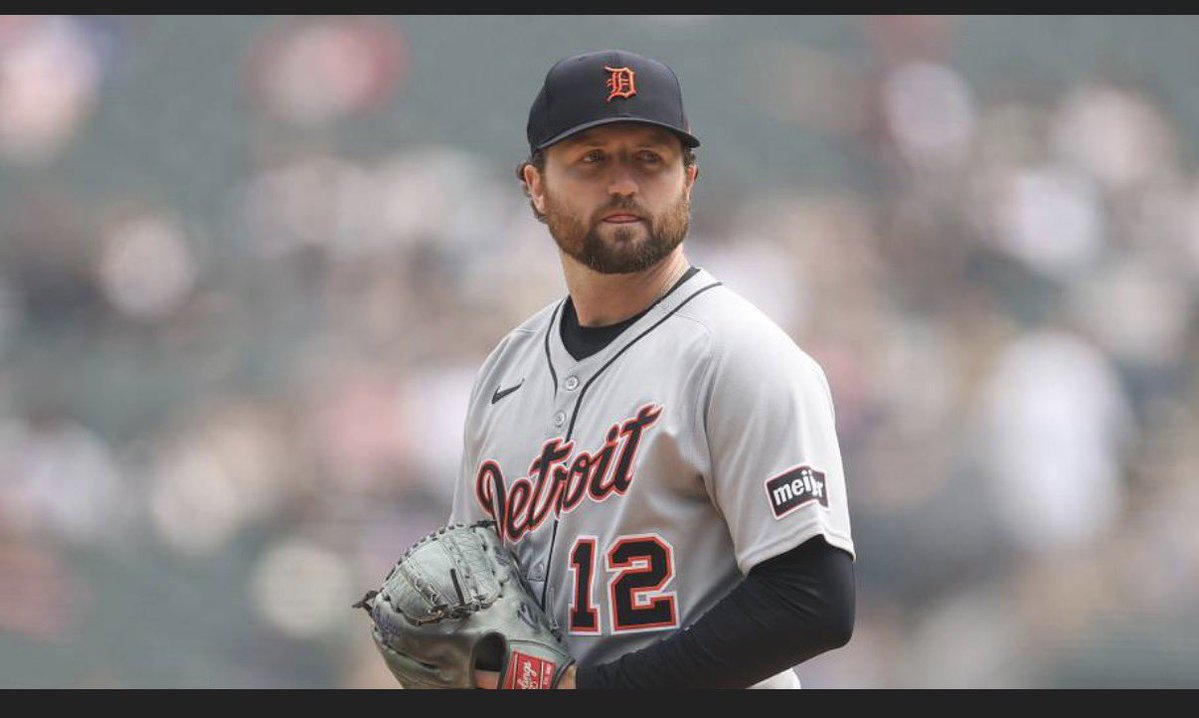 Dedicating's tweet photo. is Casey Mize a descendant of Gerard Butler ?? @tigers https://t.co/jpKEiaNsLh