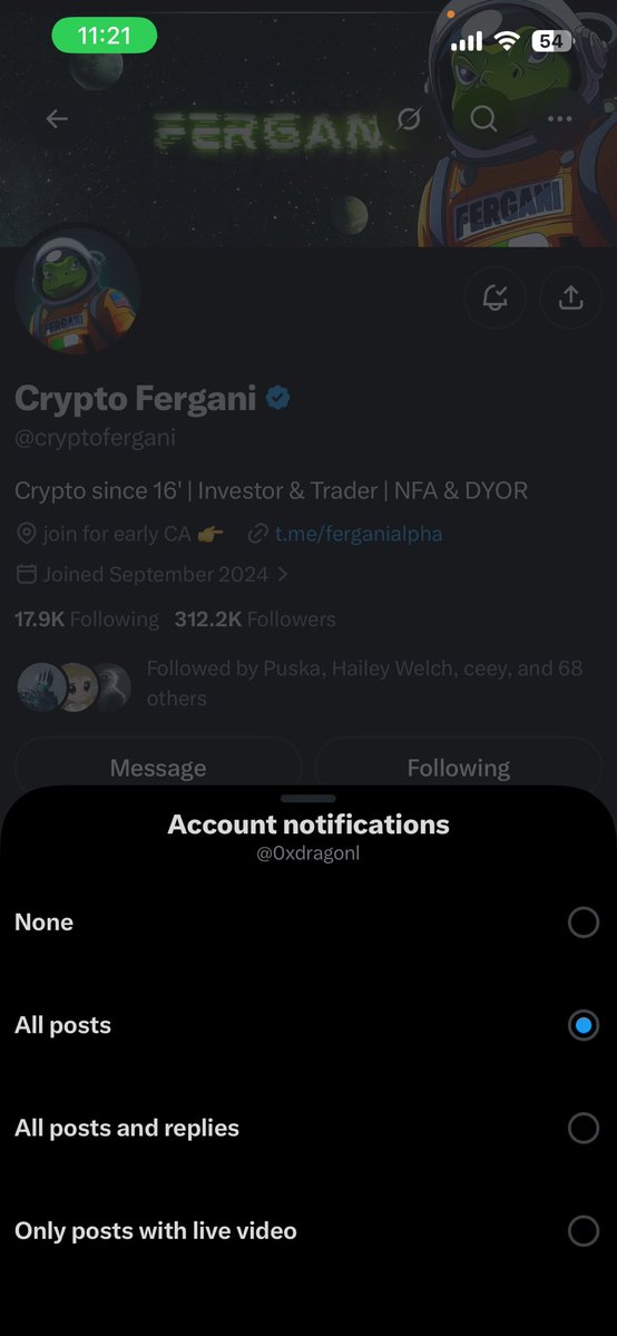 0xdragonl's tweet photo. @cryptofergani Hope crypto Fergani makes my day 

AGJ4hysp9jE5fXvufK7GoVz6Vy3zZVWAj8JeMWpR8Rvu https://t.co/k8D4eZJWnn