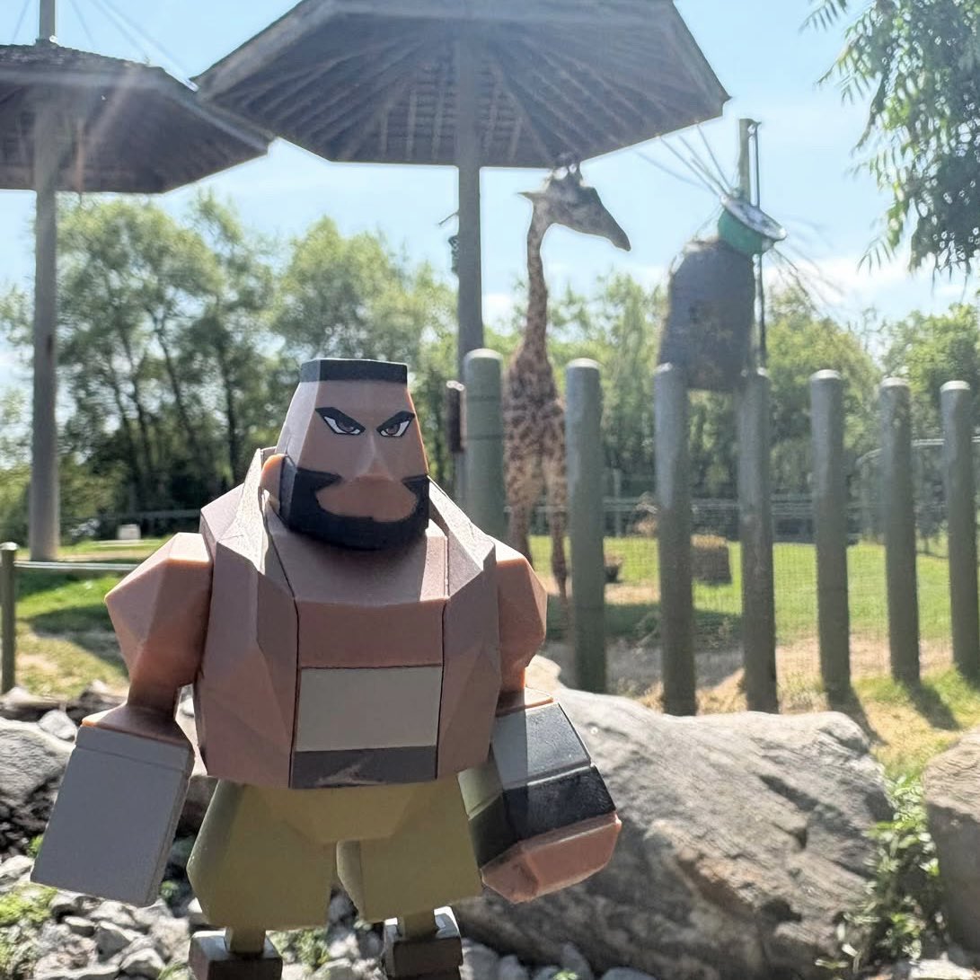 daemoriaxx's tweet photo. Barret at the Toronto Zoo :) #ffvii https://t.co/UYSJfQ1Fwe