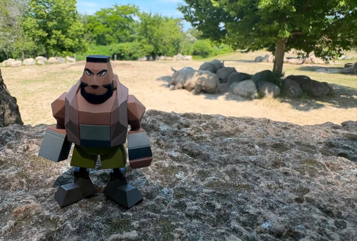 daemoriaxx's tweet photo. Barret at the Toronto Zoo :) #ffvii https://t.co/UYSJfQ1Fwe