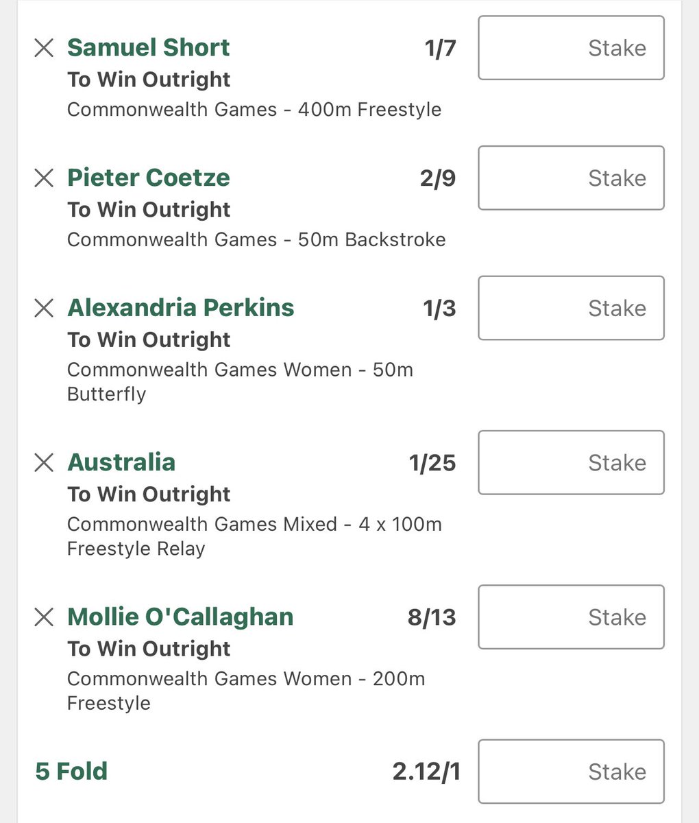 TheHoofPunts's tweet photo. COMMIE GAMES DAY 2 🏊🏊🏊

4 Fold - £250 
5 Fold - £100
6 Fold (Add Nowacki) - £40

Total Stake - £390

Time to clean Denise out again. https://t.co/N9t0BQKSnJ