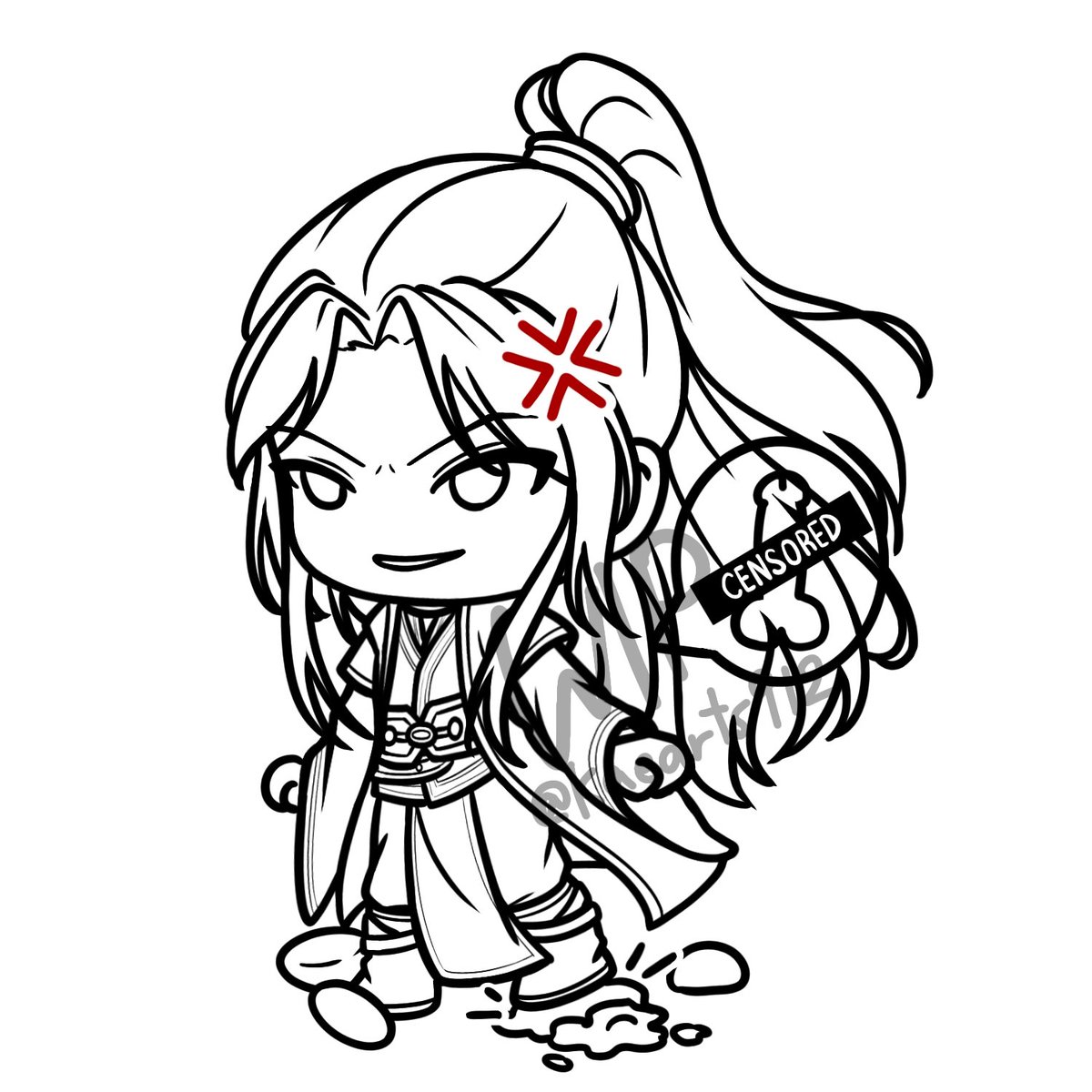 Kaearts912's tweet photo. #MuQing #tgcf #mxtx 

Is this censored enough? 🫢 https://t.co/IC29hhucBD