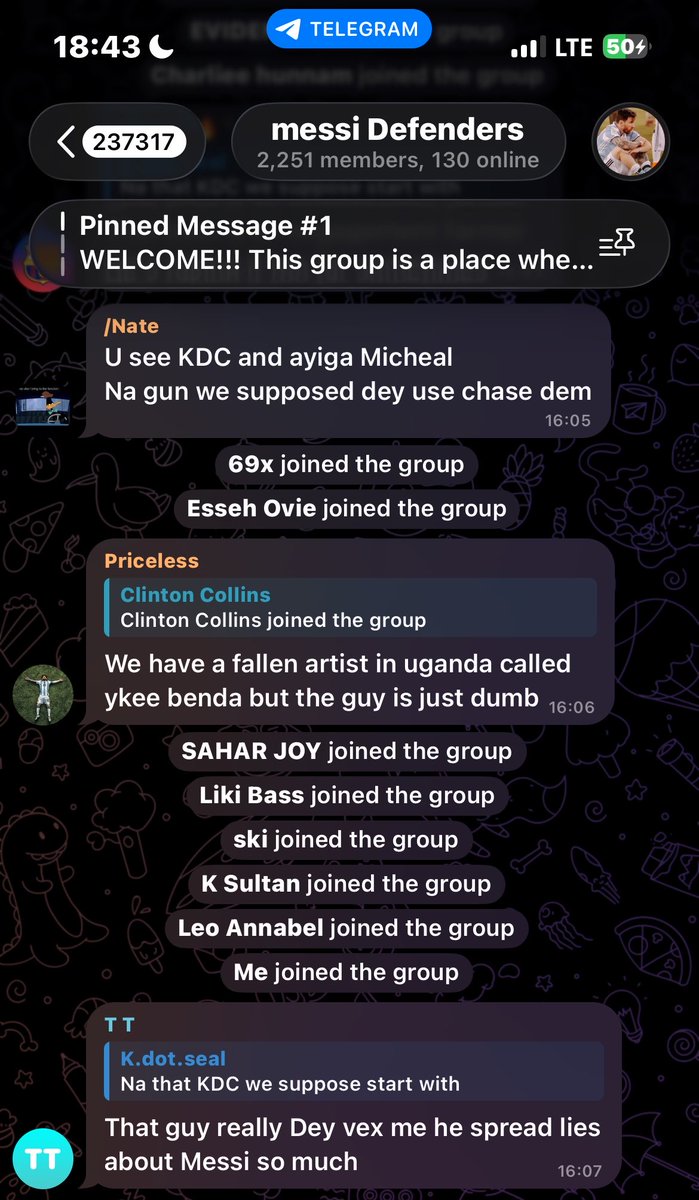 elonhatesder4's tweet photo. “The gc wasn’t to get people’s account banned” https://t.co/szd9023y2q