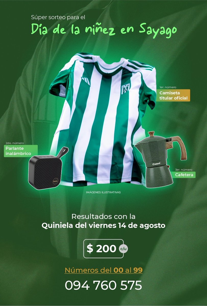 Infobus_rcm's tweet photo. ¡Super sorteo para el día de la niñez!

Junto a la Comisión de Socios estamos realizando un súper sorteo con el fin de recaudar fondos para el día de la niñez.

Pueden conseguir sus números al 094 760 575 https://t.co/FY0JNlBoJ1