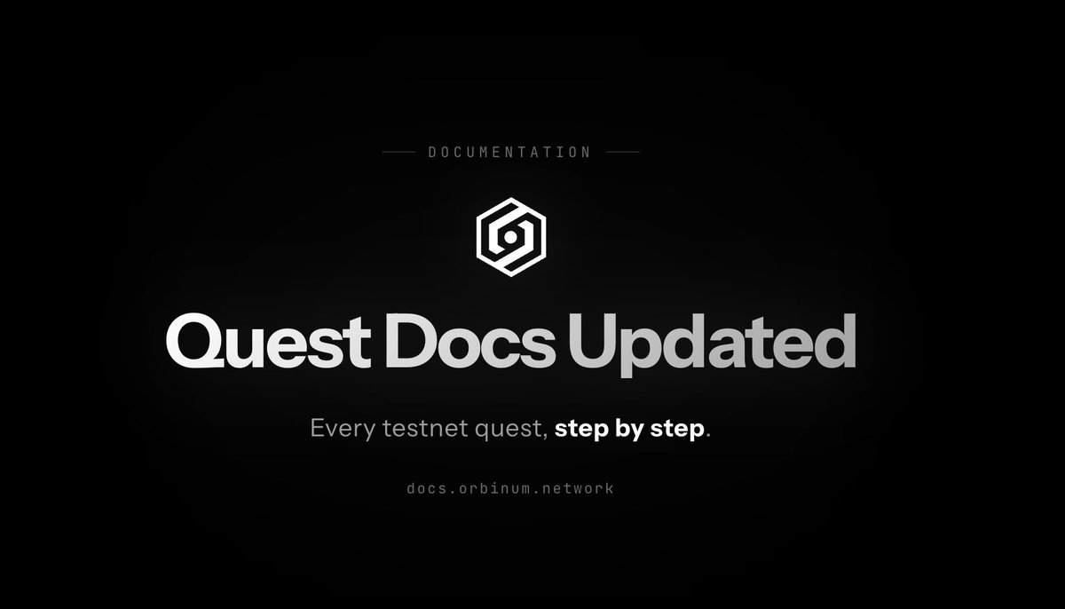 denzuqo's tweet photo. The official @orbinumnetwork has released the official guide for Genesis Community Testnet Session 1.

Join Testnet Session 1:
https://t.co/JUlHNYtaS1

Official Testnet Session 1 Guide:
https://t.co/CE9fL2ztMC https://t.co/jhRMjhNW7U
