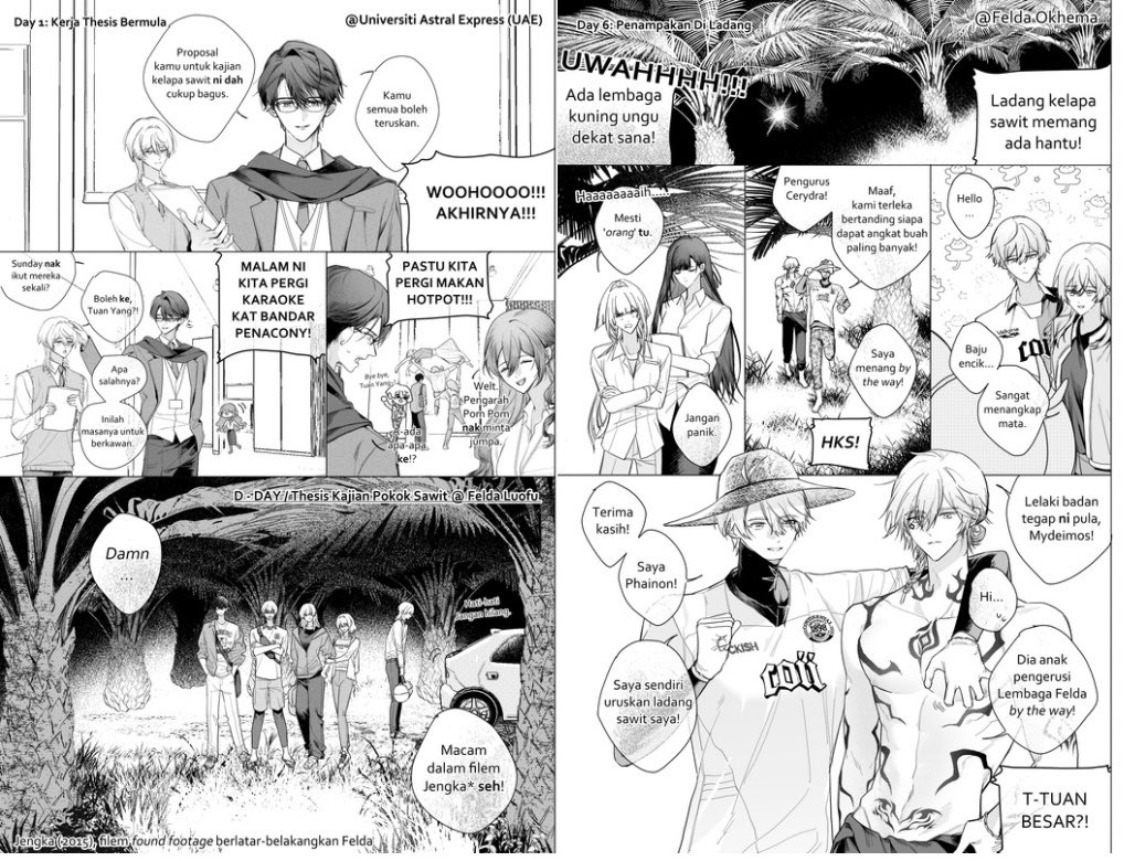 qis_hsr's tweet photo. sample pages for our doujin - 
“That Time We Arrived at Malaysia” ✨

They will be available at Hoyofest MY 🇲🇾
English translation will be provided via QR. Pls check em out!~~

#HoyofestMY #Hoyofest2026 #HoyofestMY2026 https://t.co/czSZ2ZK2Bn