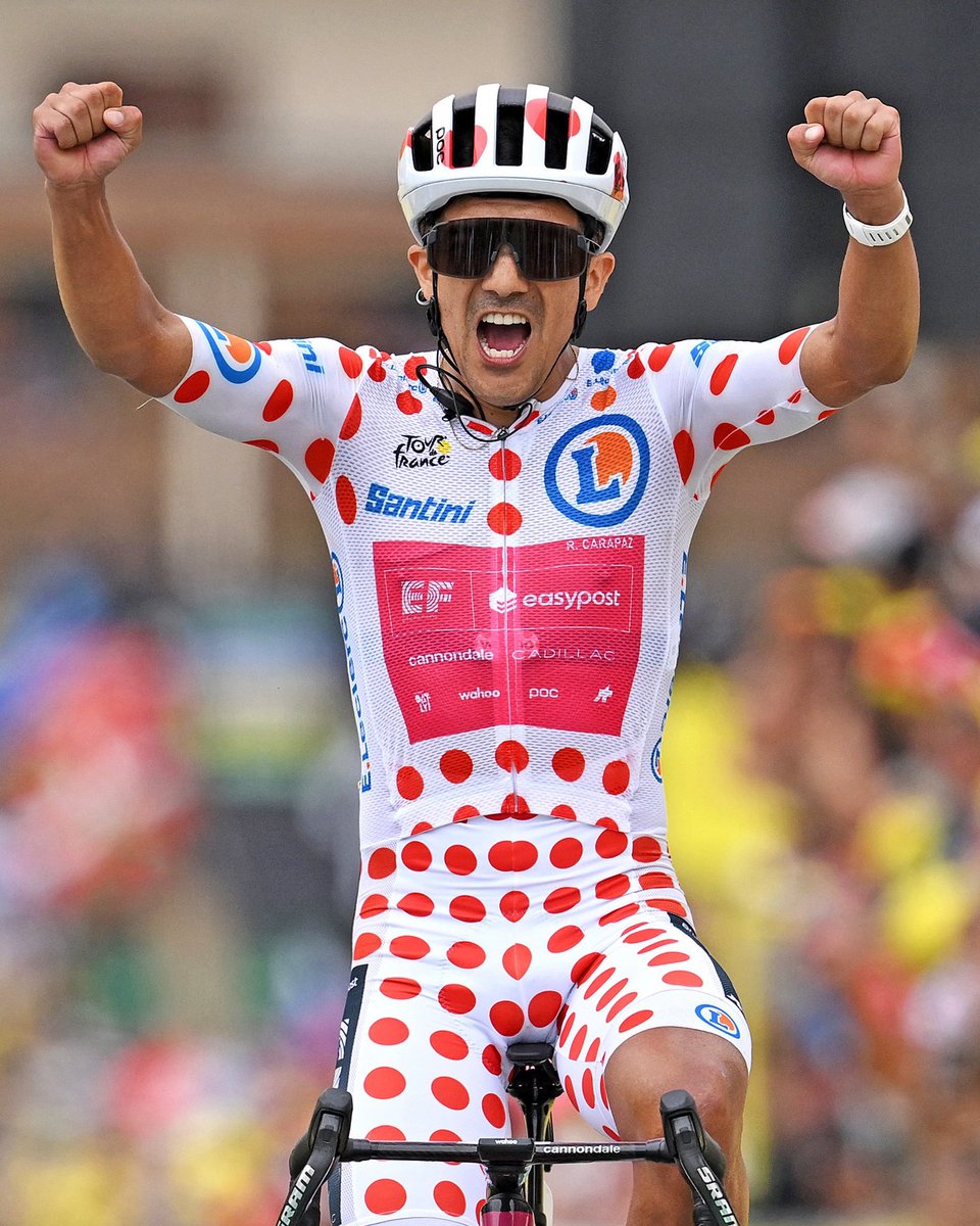SWorld77267's tweet photo. 📊 Ecuadorian Richard Carapaz wins stage 20 of the Tour de France 🚴‍♂️
 #TDF2026 https://t.co/5ltJ7PCLnc