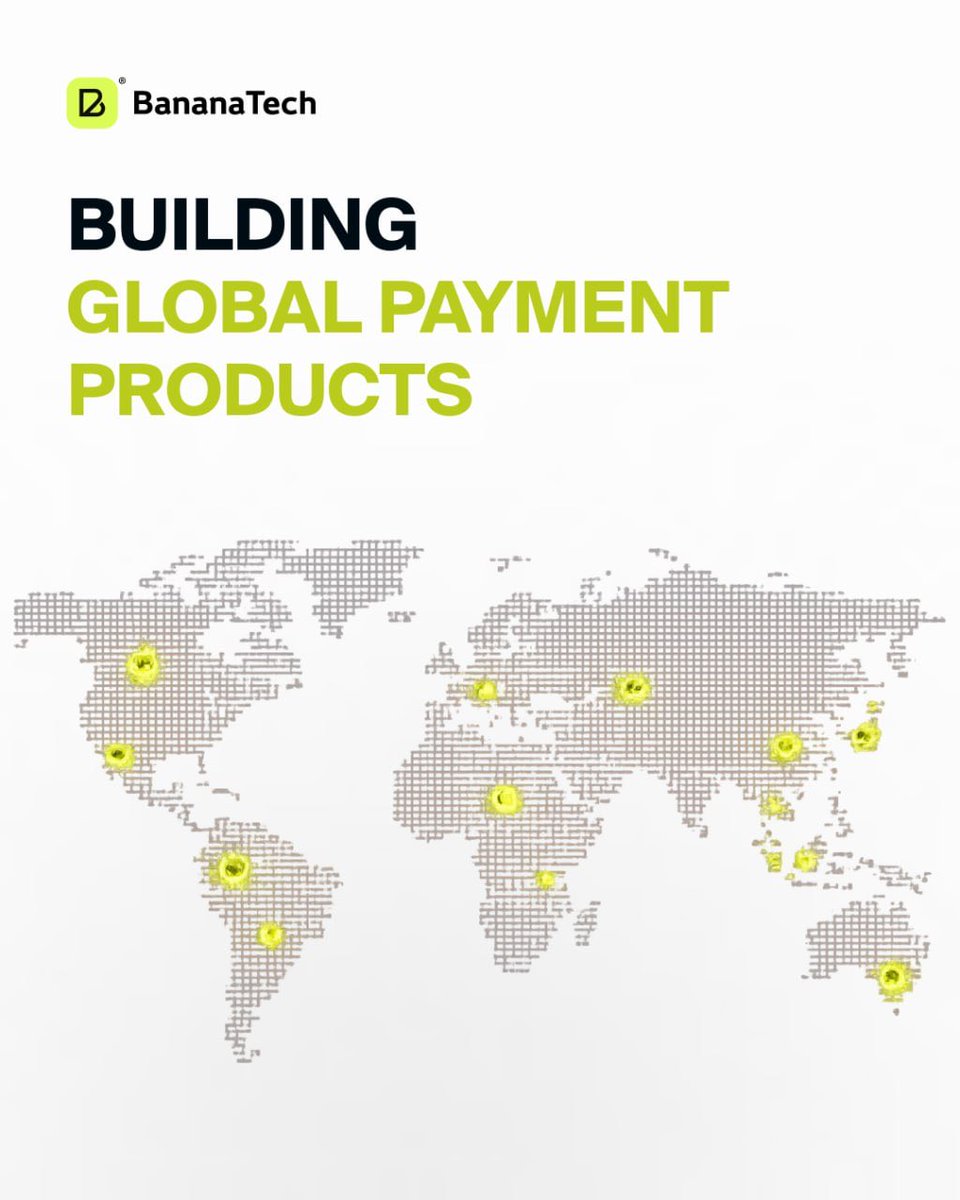 BananaTech_Main's tweet photo. 👾 Global payment products require much more than a mobile app.

Behind the scenes:
▫️issuer infrastructure
▫️GEO support
▫️settlement systems
▫️fraud prevention
▫️compliance
▫️transaction routing

Infrastructure is what enables global scale.

#GlobalPayments #Fintech #Infrastructure #BananaTech